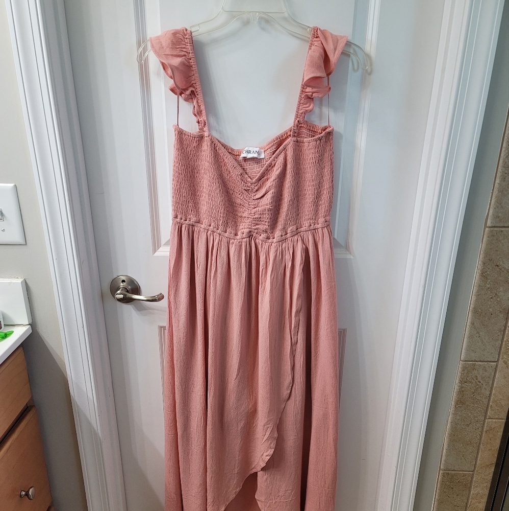 Closet Candy Boutique Frilly Strapped Drapped Front Dress
